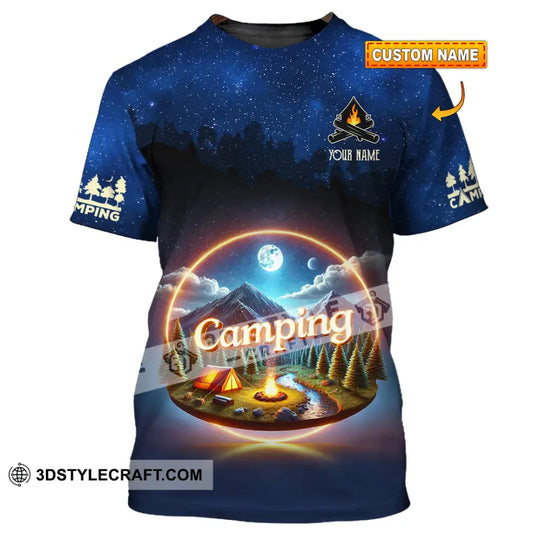 Unisex Shirt, Custom Name Camping Shirt, Camping Team Uniform style option 1
