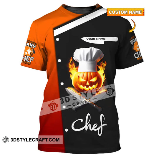 Unisex Shirt, Custom Name Chef Shirt, Chef Apparel, Chef Polo Long Sleeve, Cooking Love T-Shirt style option 1