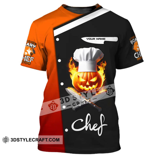 Unisex Shirt, Custom Name Chef Shirt, Chef Apparel, Chef Polo Long Sleeve, Cooking Love T-Shirt style option 2