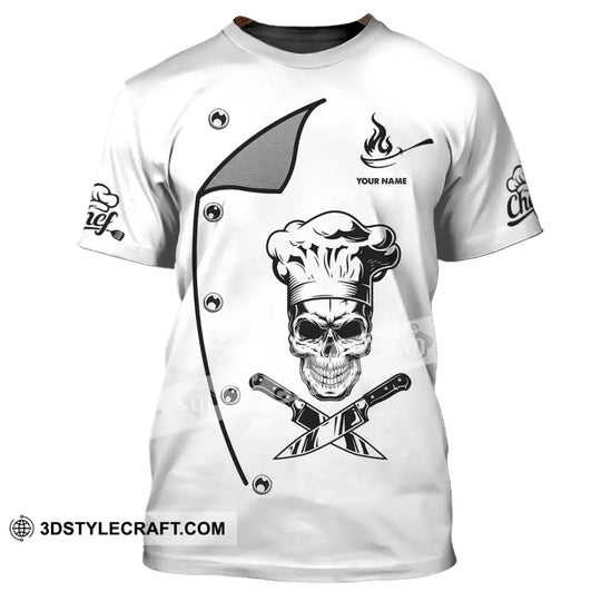 Unisex Shirt, Custom Name Chef Shirt, Chef Apparel, Chef Polo Long Sleeve, Cooking Love T-Shirt style option 2