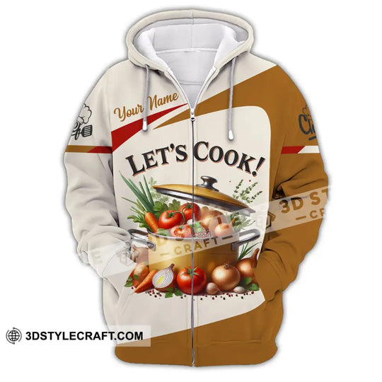Unisex Shirt, Custom Name Chef Shirt, Chef Apparel, Chef Polo Long Sleeve, Cooking Love T-Shirt style option 3