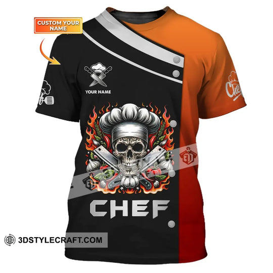 Unisex Shirt, Custom Name Chef Shirt, Shirt for Chefs, Chef Apparel, Gift for Cooking Lovers style option 1