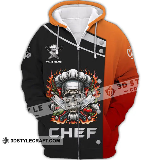 Unisex Shirt, Custom Name Chef Shirt, Shirt for Chefs, Chef Apparel, Gift for Cooking Lovers style option 3