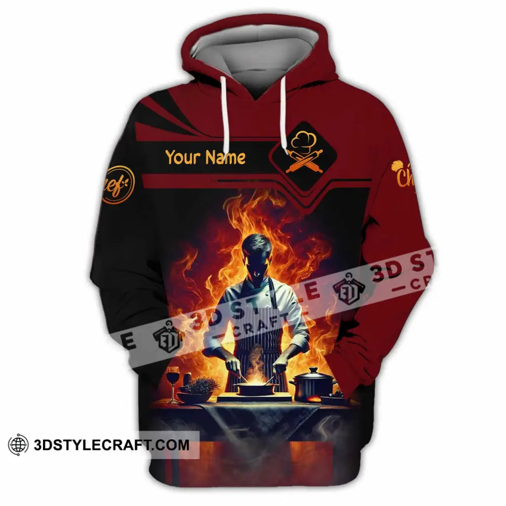 Unisex Shirt Custom Name Chef Gift For Chefs Hoodie / S T-Shirt