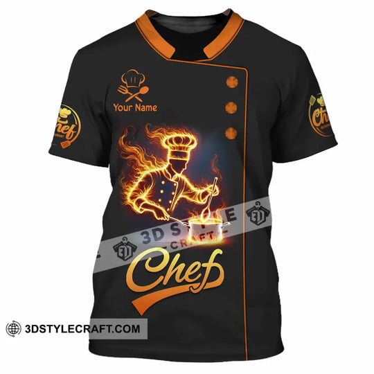 Unisex Shirt, Custom Name Chef Shirt, Gift for Chefs style option 2
