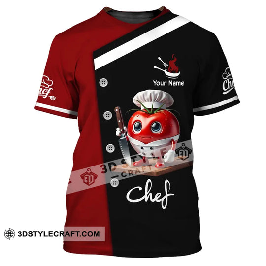 Unisex Shirt, Custom Name Chef Shirt, Chef Gift style option 2