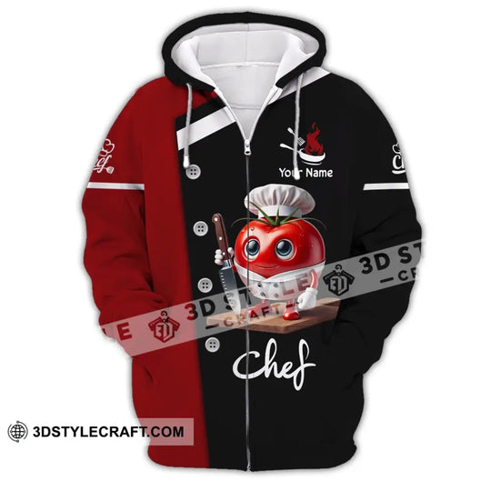 Unisex Shirt, Custom Name Chef Shirt, Chef Gift style option 3