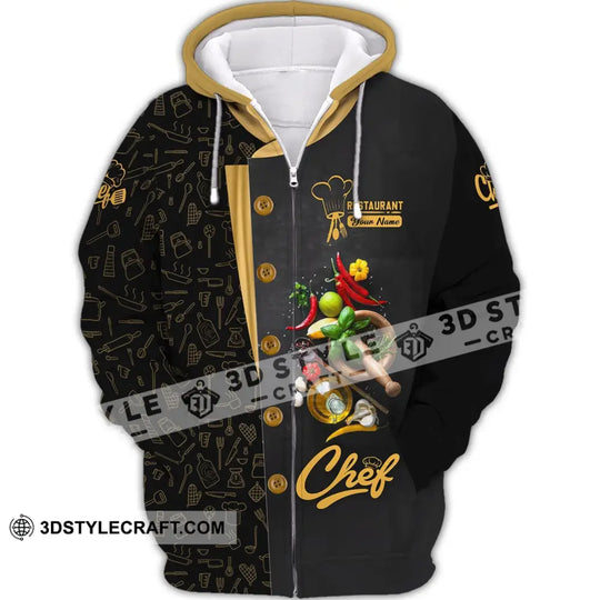 Unisex Shirt - Custom Name Shirt - Chef Nutrition Facts, These Facts Are Correct style option 4