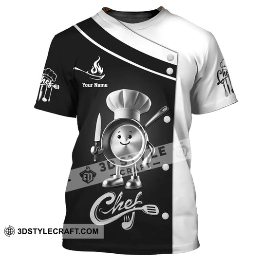 Unisex Shirt, Custom Name Chef Shirt, Chef Polo Long Sleeve Shirt style option 2