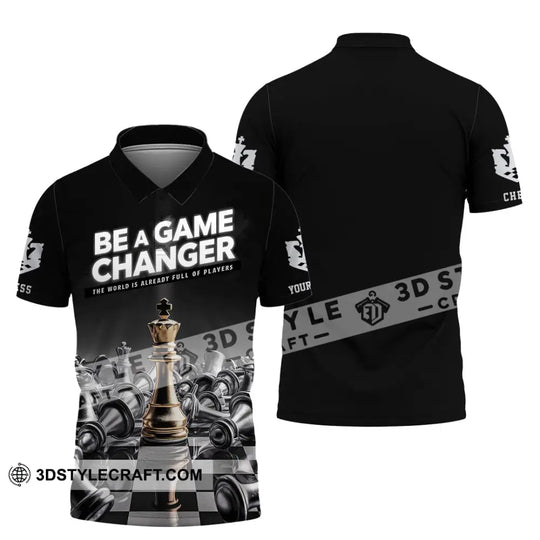 Unisex Shirt, Custom Name Chess Shirt, Chess Apparel, Chess Polo Long Sleeve, Chess Love T-Shirt style option 4