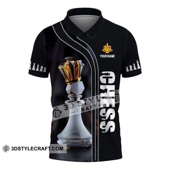 Unisex Shirt, Custom Name Chess Shirt, Chess Lover Hoodie Shirt Polo Long Sleeve Shirt style option 4