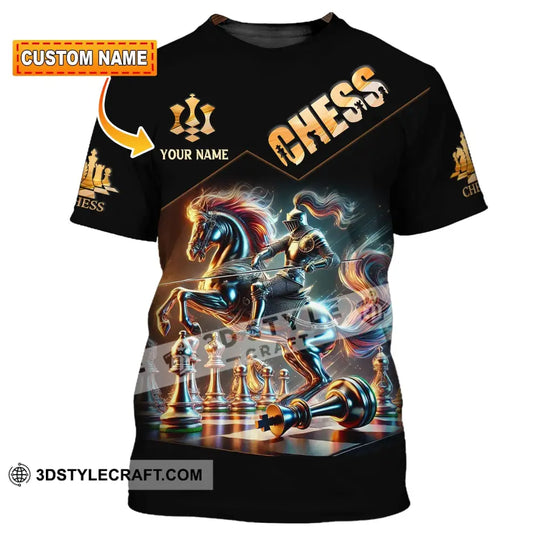 Unisex Shirt, Custom Name Chess Shirt, Chess Lover Hoodie Shirt Polo Long Sleeve Shirt style option 1