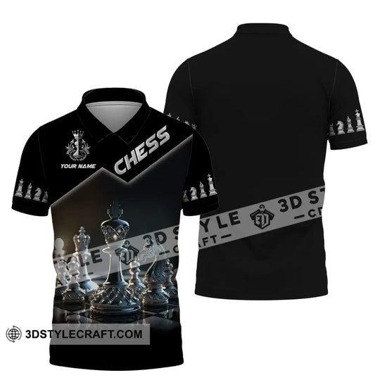 Unisex Shirt, Custom Name Chess T-Shirt, Shirt for Chess Club, Chess Lover Clothing style option 4