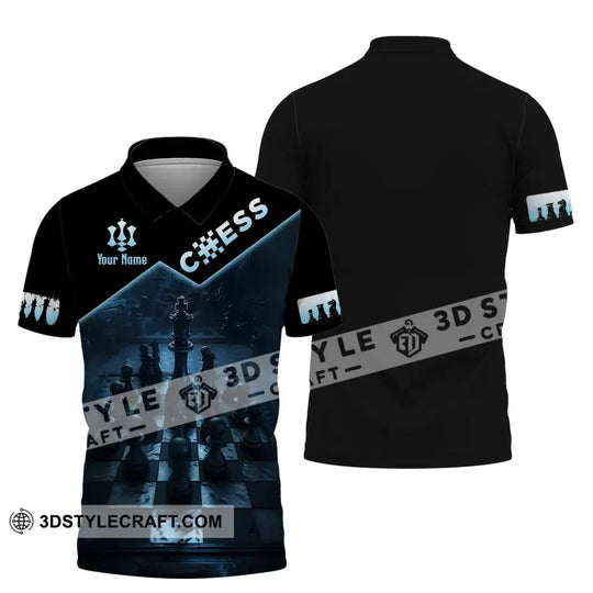 Unisex Shirt, Custom Name Chess T-Shirt, Chess Game Shirt style option 4