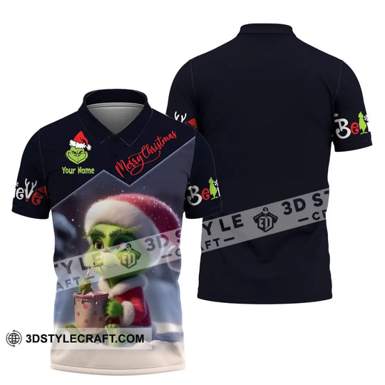 Unisex Shirt, Custom Name Christmas Shirt, Christmas Polo Long Sleeve, Merry Christmas T-Shirt style option 4
