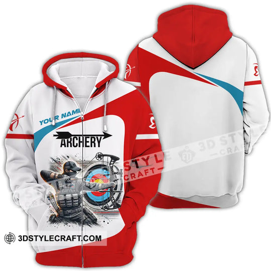 Unisex Shirt - Custom Name Color Sport Shirt, Archery Lover style option 4