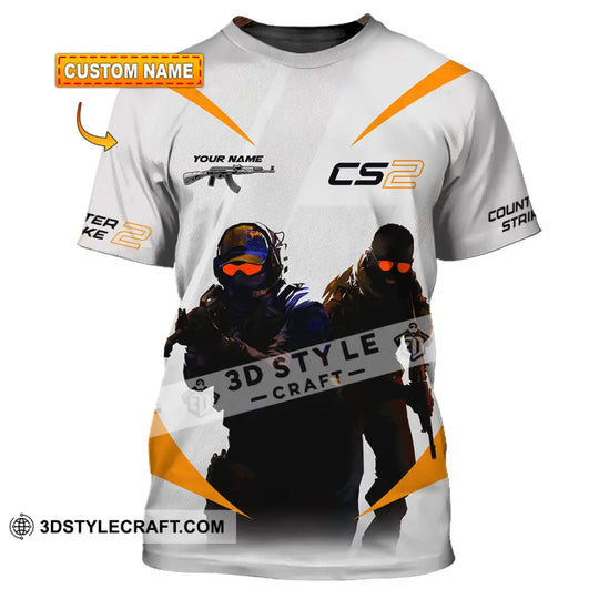 Unisex Shirt, Custom Name Counter Strike Game Shirt, Counter Strike Game T-Shirt, Gamer Gift style option 1