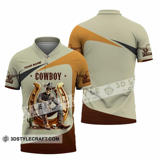 Unisex Shirt, Custom Name Cowboy Shirt, Cowboy Lover T-Shirt style option 4