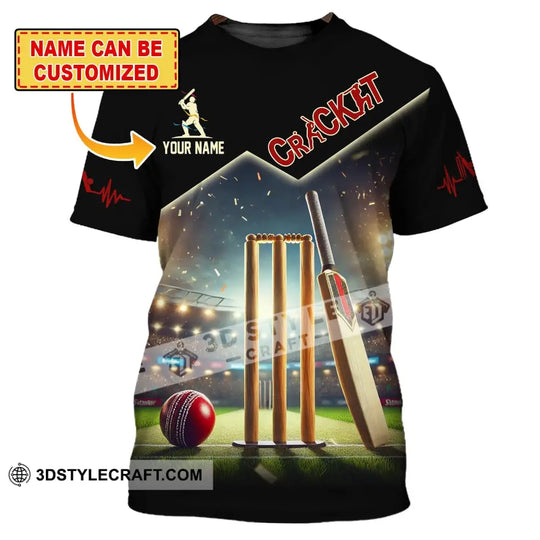 Unisex Shirt, Custom Name Cricket Shirt, Cricket Club Uniform, Cricket Hoodie T-Shirt style option 1