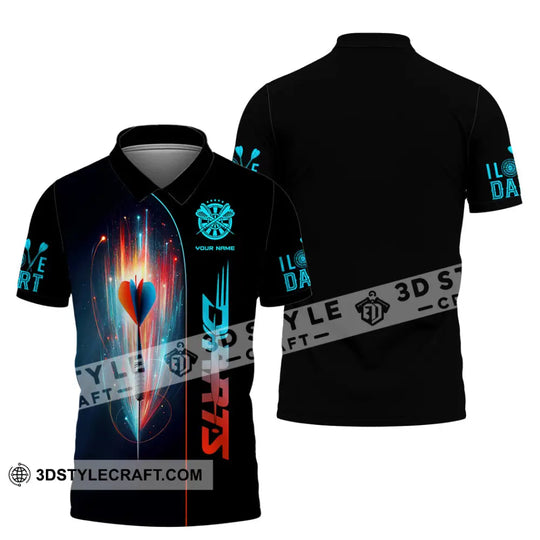 Unisex Shirt, Custom Name Dart Shirt, Darts T-Shirt, Gift for Darts Lover, Darts Gamer T-Shirt style option 4