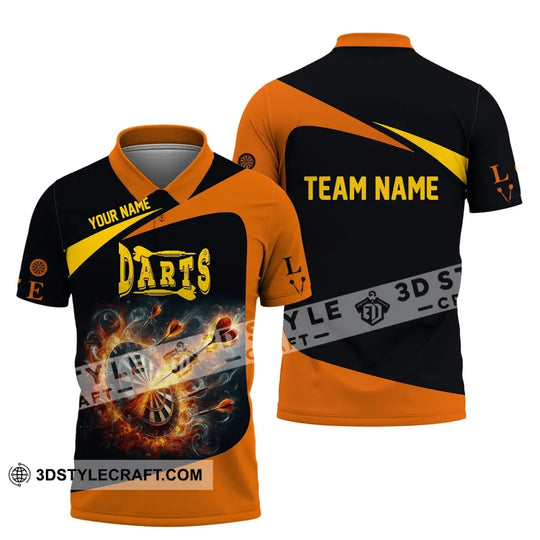 Unisex Shirt, Custom Name Dart Shirt, Darts T-Shirt, Gift for Darts Lover, Darts Gamer T-Shirt style option 4