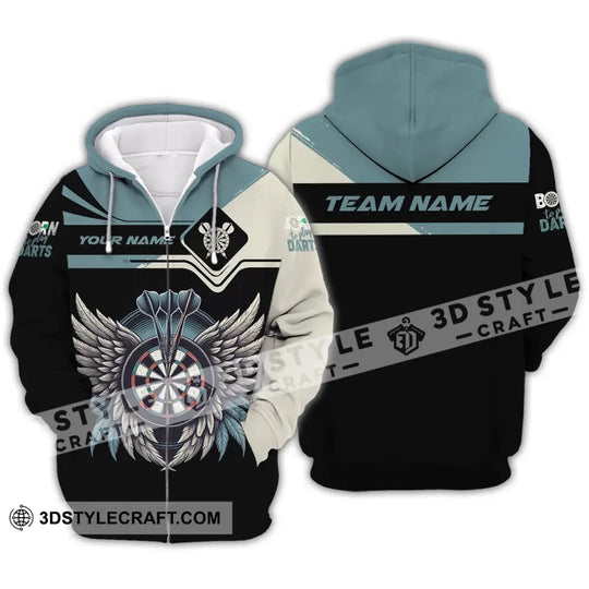 Unisex Shirt, Custom Name Dart Shirt, Darts T-Shirt, Gift for Darts Lover, Darts Gamer T-Shirt style option 3