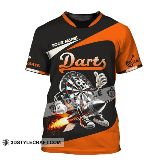 Unisex Shirt, Custom Name Dart Shirt, Dart Lover T-Shirt style option 2