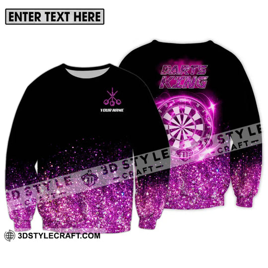 Unisex Shirt - Custom Name Darts King Shirt style option 4