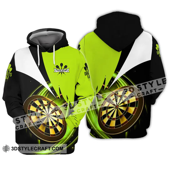 Unisex Shirt - Custom Name Darts Neon Shirt style option 3