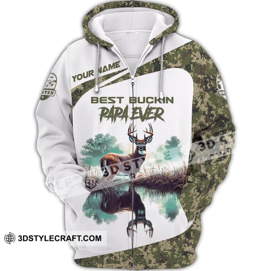 Unisex Shirt, Custom Name Deer Hunter Shirt, Deer Hunting Polo Long Sleeve, Animal Hunter T-Shirt style option 3