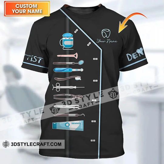 Unisex Shirt - Custom Name Dentist T-Shirt - Personalized Dentist Hoodie - Gift For Dentists style option 1