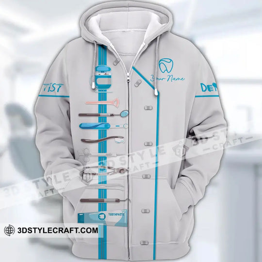Unisex Shirt - Custom Name Dentist T-Shirt - Personalized Dentist Hoodie - Gift For Dentists style option 2