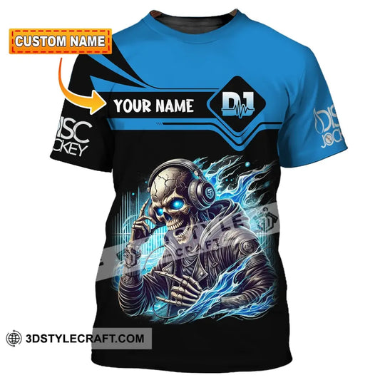Unisex Shirt, Custom Name Disc Jockey Shirt, DJ Hoodie Shirt Polo Long Sleeve Shirt style option 1