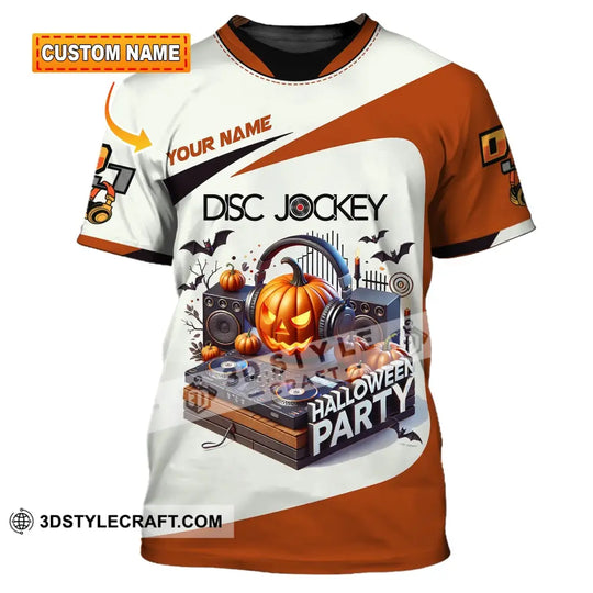 Unisex Shirt, Custom Name Disc Jockey Shirt, DJ Hoodie Shirt Polo Long Sleeve Shirt style option 1
