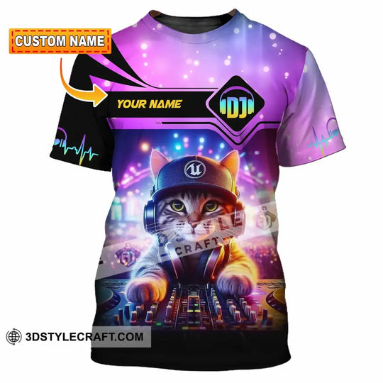 Unisex Shirt, Custom Name Disc Jockey Shirt, DJ Hoodie Shirt Polo Long Sleeve Shirt style option 1
