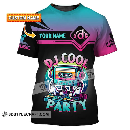 Unisex Shirt, Custom Name Disc Jockey Shirt, DJ Hoodie Shirt Polo Long Sleeve Shirt style option 1