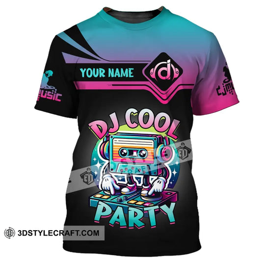 Unisex Shirt, Custom Name Disc Jockey Shirt, DJ Hoodie Shirt Polo Long Sleeve Shirt style option 2
