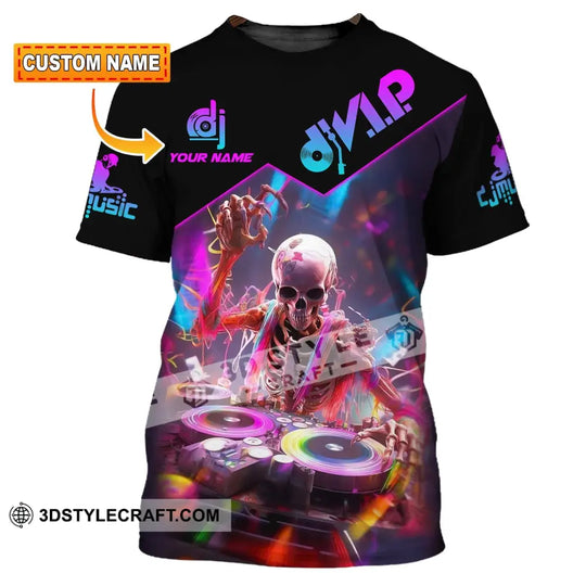 Unisex Shirt, Custom Name Disc Jockey Shirt, DJ VIP, DJ Hoodie Shirt Polo Long Sleeve Shirt style option 1