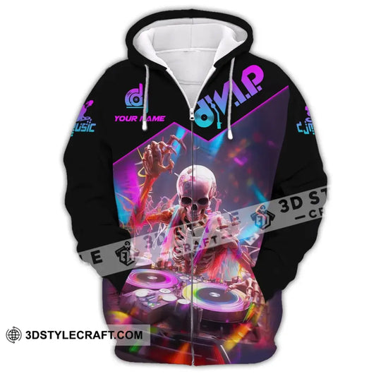 Unisex Shirt, Custom Name Disc Jockey Shirt, DJ VIP, DJ Hoodie Shirt Polo Long Sleeve Shirt style option 2