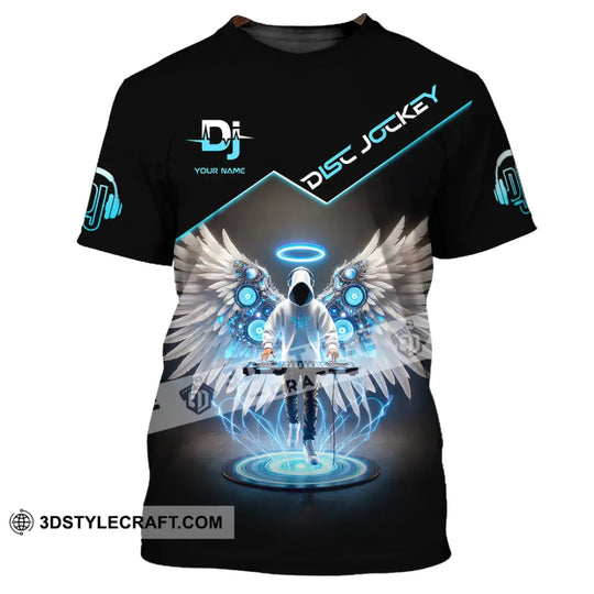 Unisex Shirt, Custom Name Disc Jockey Shirt, Gift for DJ style option 2