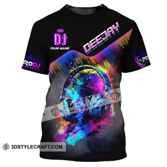 Unisex Shirt, Custom Name Disc Jockey T-Shirt, Deejay Shirt, Gift For DJ style option 2