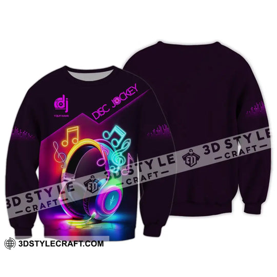 Unisex Shirt, Custom Name Disc Jockey T-Shirt, DJ Shirt, Gift For DJ style option 4