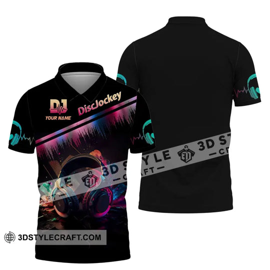Unisex Shirt, Custom Name Disc Jockey T-Shirt, Music Lover Shirt, DJ Shirt, Gift For DJ style option 4