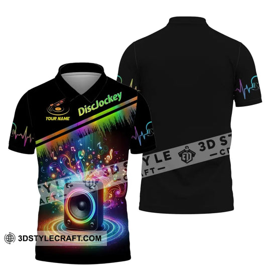 Unisex Shirt, Custom Name Disc Jockey T-Shirt, Music Lover Shirt, DJ Shirt style option 4