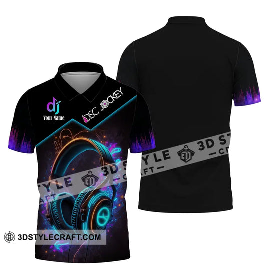 Unisex Shirt, Custom Name Disc Jockey T-Shirt, Music Lover Shirt, Gift For DJ style option 4