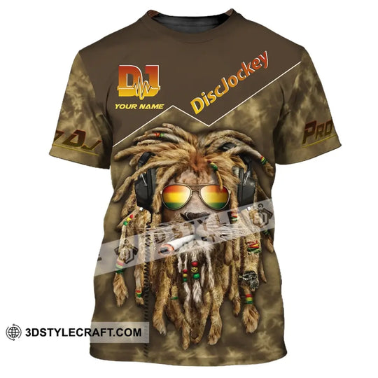 Unisex Shirt, Custom Name Disc Jockey T-Shirt, Proud DJ, Music Lover Shirt, DJ Shirt style option 2