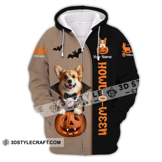 Unisex Shirt, Custom Name Dog Halloween Shirt, Halloween Pet T-Shirt, Gift for Pet Lover style option 3