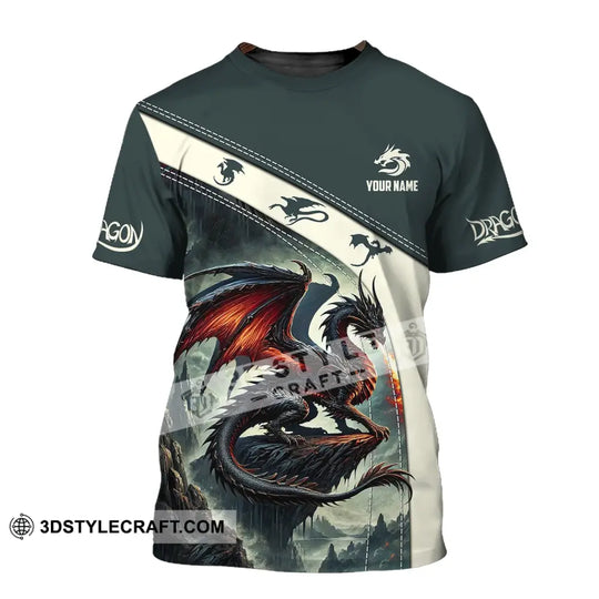 Unisex Shirt, Custom Name Dragon Shirt, Dragon T-Shirt Hoodie Long Sleeve Shirt style option 2