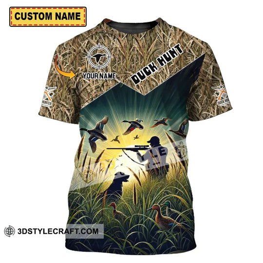 Unisex Shirt - Custom Name Duck Hunt Shirt style option 1