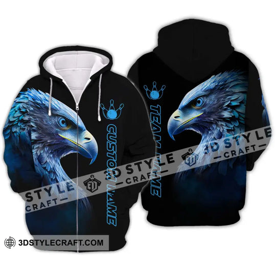 Unisex Shirt - Custom Name Eagle Shirt - Shirt for Eagle Lover - 3D Eagle T-Shirt style option 3